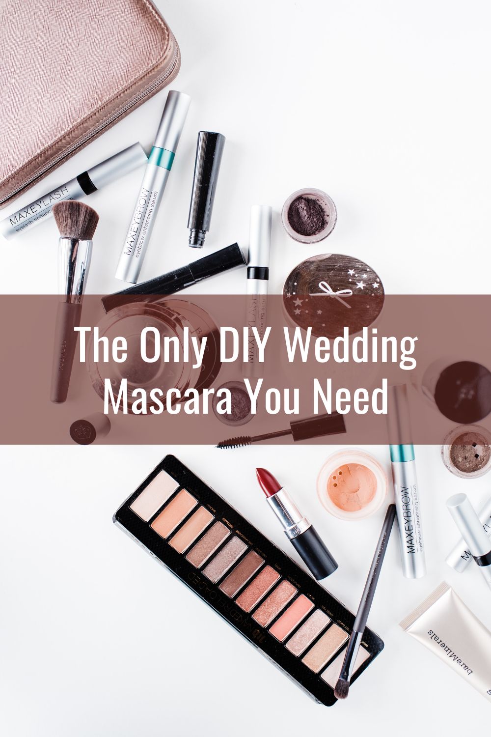 DIY wedding makeup mascara