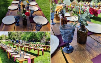 Jewel Toned Vintage Farm Wedding